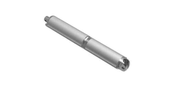 Actuador lineal eléctrico completamente metálico.
Fuerza máxima de 1.500 N.
Motor de corriente continua 12÷24÷36 VCC.
Carreras de 50 hasta 300 mm (ampliable).
Velocidades de 7 y 13 mm/seg.
Micros finales de carrera ajustables.