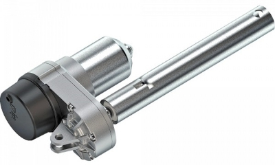 Actuador lineal eléctrico completamente metálico.
Alta eficiencia de transmisión de potencia.
Fuerza máxima de 4.000 N.
Motor de corriente continua 12÷24÷36 VCC.
Carreras de 50 hasta 300 mm (ampliable).
Velocidades de 11, 18 y 36 mm/seg.
Micros finales de carrera ajustables.